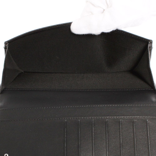 シャネル スーパーコピー CHANEL キャビアスキン 長財布 ブラック A48649 