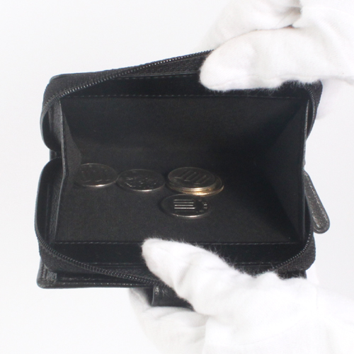 シャネル スーパーコピー CHANEL ジャケット 二つ折財布 ブラック A50137 