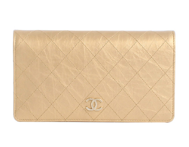 シャネル スーパーコピー パレットライン 長財布 ゴールド＆ライトピンク A68630