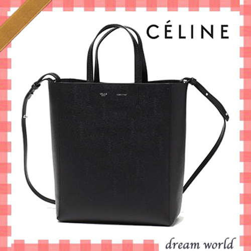セリーヌ 15春夏最新作★注目モデル★CELINE★縦長トートバッグ 黒