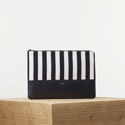 入荷大注目CELINEセリーヌ スーパーコピーソロ クラッチポーチBlack/Natural