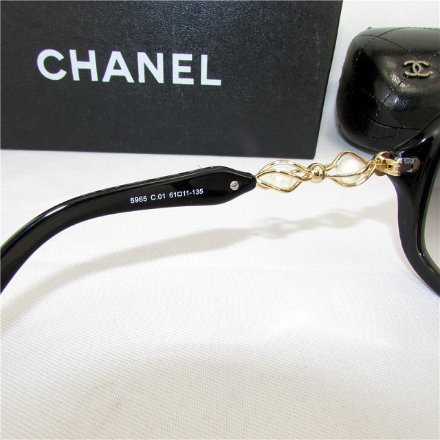2014年ファッション誌激押し大流行真珠Chanelシャネルミラーレンズ ネオンカラーレディース オシャレサングラス G41 