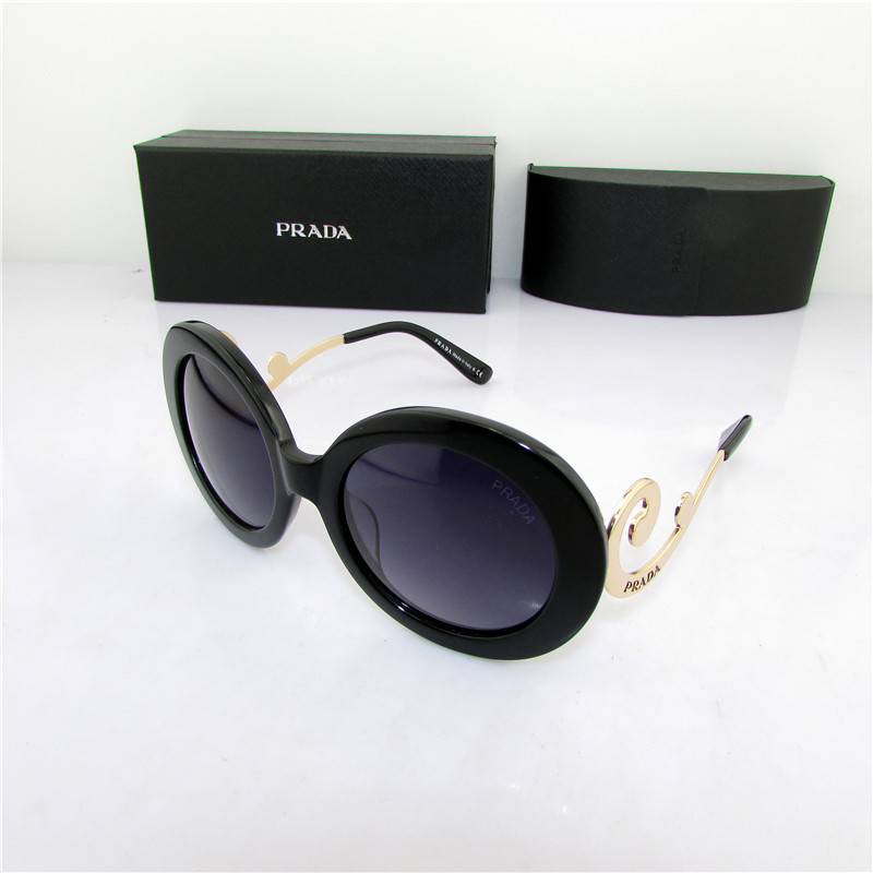 2014年の新作 prada プラダ小顔効果レトロレディース丸サングラス G52