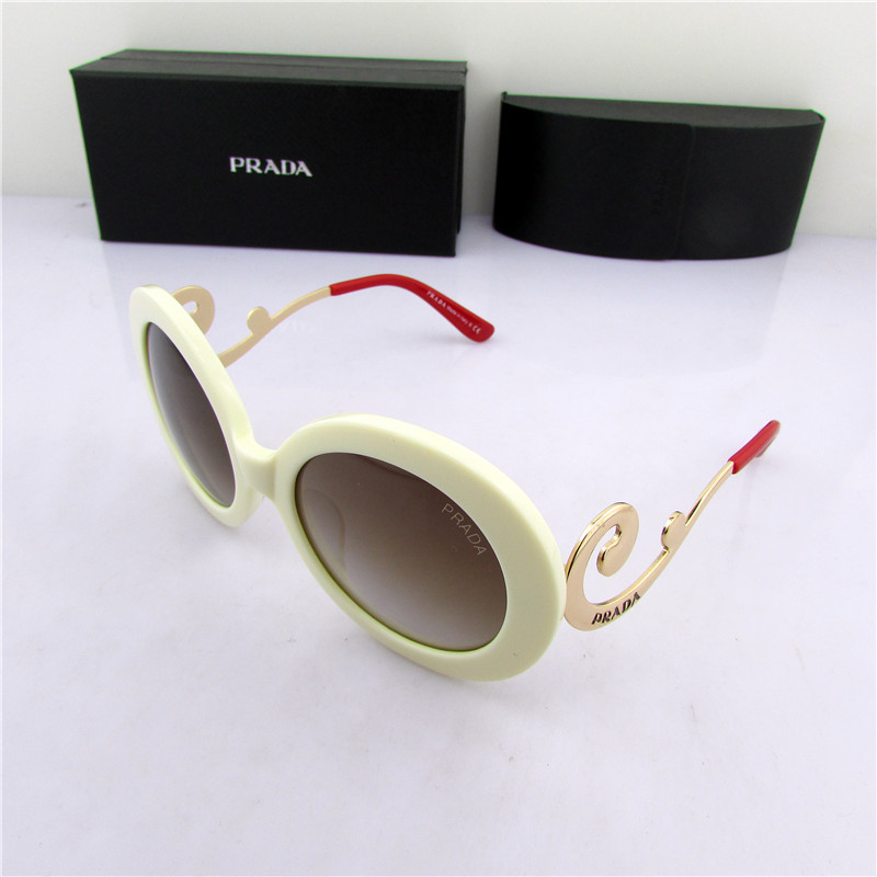 2014年の新作 prada プラダ小顔効果レトロレディース丸サングラス G52
