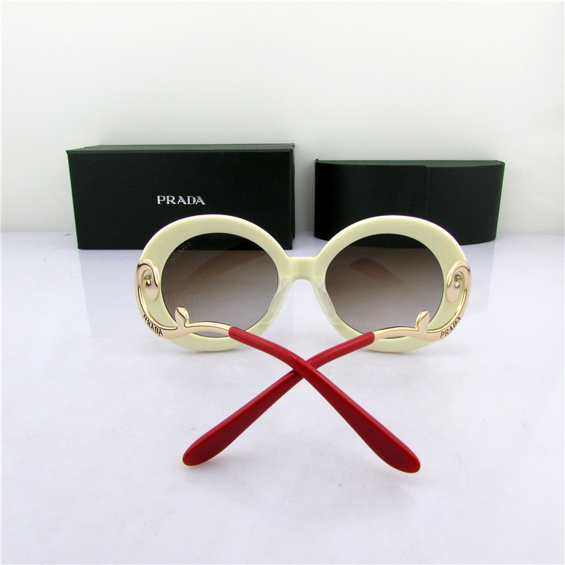 2014年の新作 prada プラダ小顔効果レトロレディース丸サングラス G52