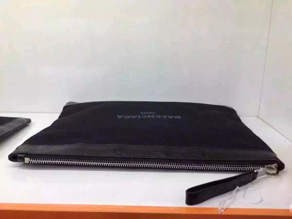 Balenciaga新モデル☆大人気バレンシアガバッグスーパーコピーキャンバス☆NAVYクラッチ