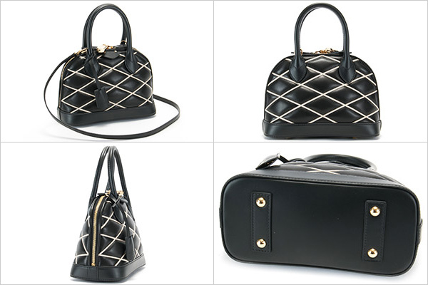 【2015年NEW】Louis Vuitton ルイヴィトン コピー ★アルマBB×２WAYバッグ×ノワール★限定品★