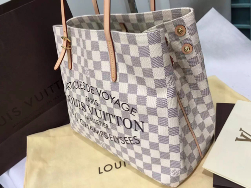 ルイヴィトン スーパーコピー バッグ LOUIS VUITTON N41375 ダミエアズール カバMM ショルダーバッグ