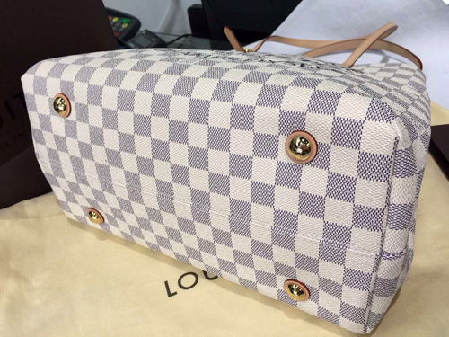 ルイヴィトン スーパーコピー バッグ LOUIS VUITTON N41375 ダミエアズール カバMM ショルダーバッグ
