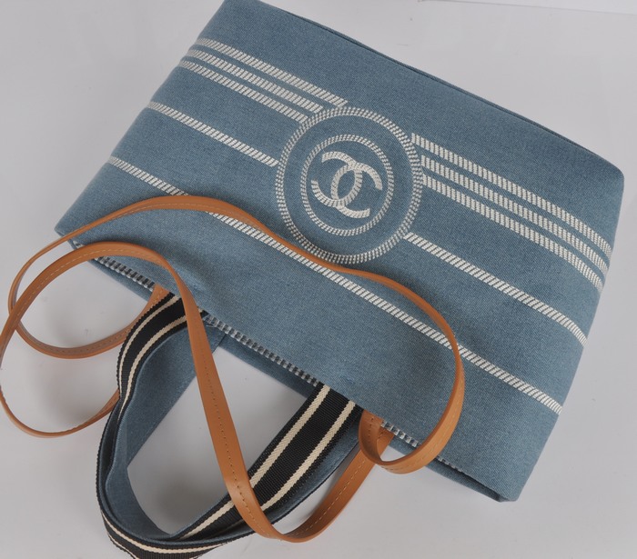 シャネルスーパーコピー Chanel 【デニムトートバッグ】 A92241 ブルー ハンドバッグ 2014春夏新作新品☆