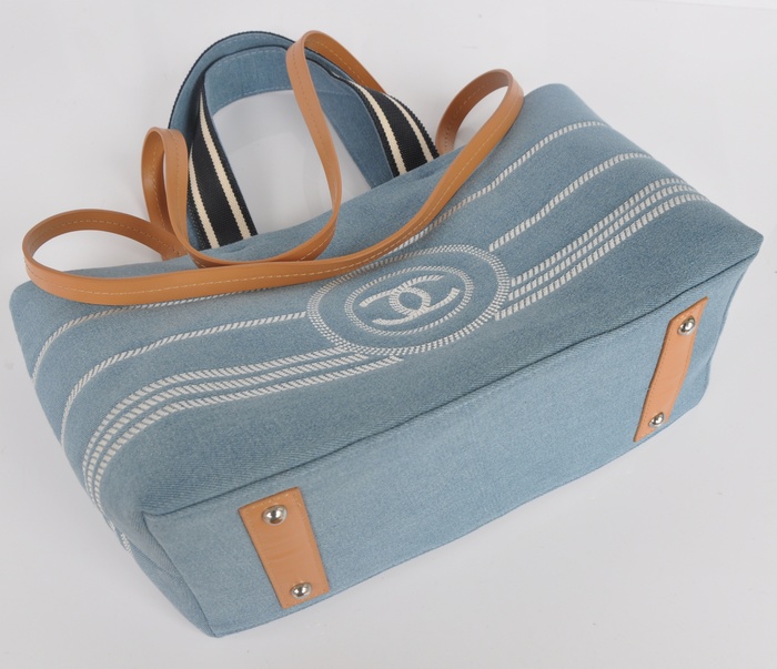 シャネルスーパーコピー Chanel 【デニムトートバッグ】 A92241 ブルー ハンドバッグ 2014春夏新作新品☆