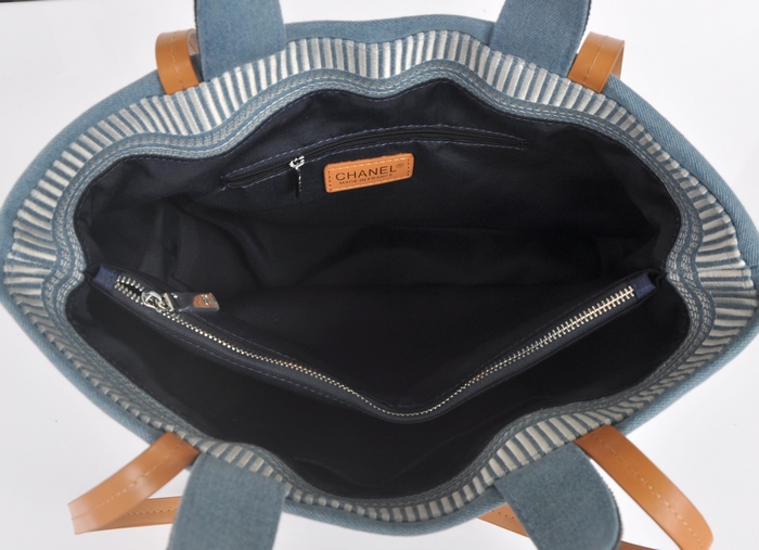 シャネルスーパーコピー Chanel 【デニムトートバッグ】 A92241 ブルー ハンドバッグ 2014春夏新作新品☆