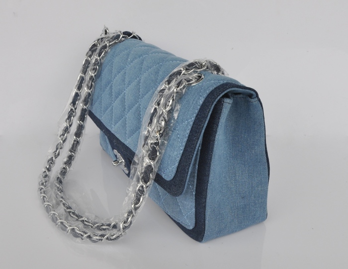 CHANEL シャネルスーパーコピー デニム ハンドバッグ チェーンバッグ FLAP BAG A92216