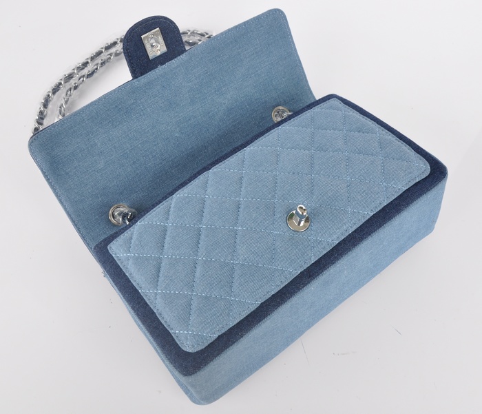 CHANEL シャネルスーパーコピー デニム ハンドバッグ チェーンバッグ FLAP BAG A92216