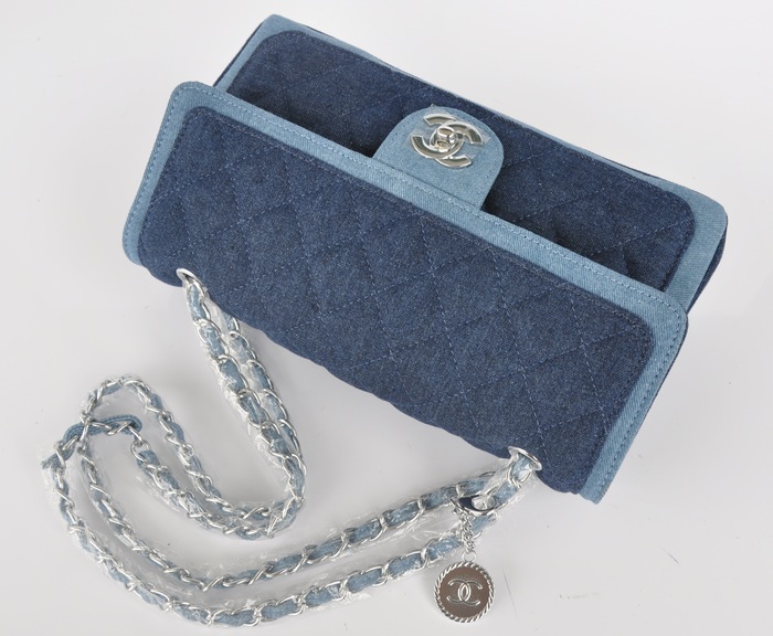CHANEL シャネルスーパーコピー デニム ハンドバッグ チェーンバッグ FLAP BAG A92216 