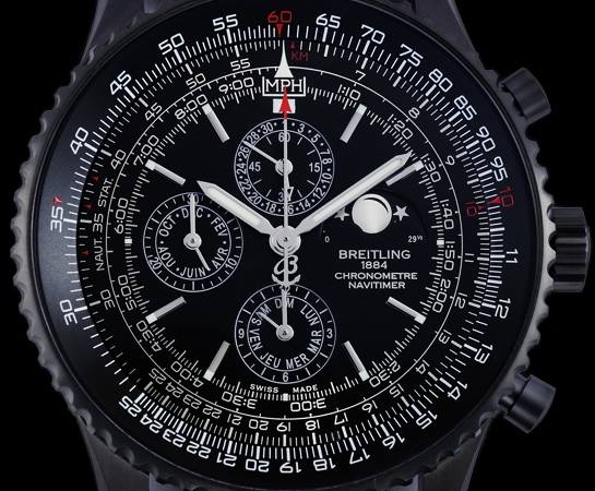 ブライトリングBREITLING ナビタイマー 1461 ブラックスティール リミテッド M198B20MMA