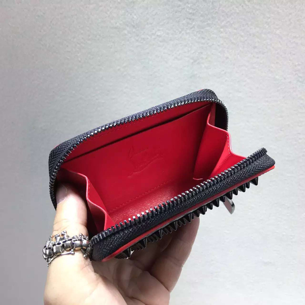 SS16新作！ルブタン 財布 コピー コインケース ブラッ