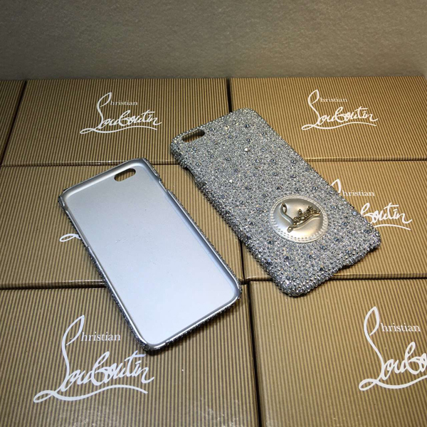 iphone6★キラキラ光 glitter ルブタン 財布 コピー シルバースマホケース