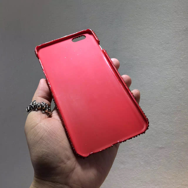 iphone6★キラキラ光 glitter ルブタン 財布 コピー スマホケース Red