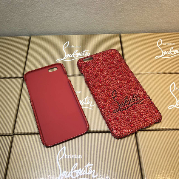 iphone6★キラキラ光 glitter ルブタン 財布 コピー スマホケース Red