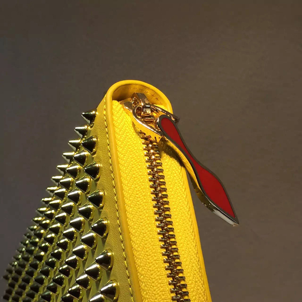 SS16新作セール★ルブタン 財布 コピー Panettone Spike Stud 長財布