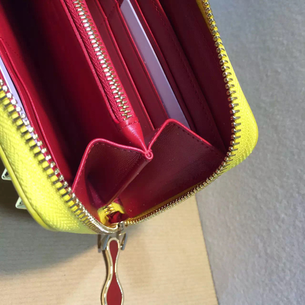 SS16新作セール★ルブタン 財布 コピー Panettone Spike Stud 長財布