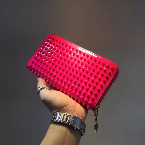 SS16新作 ルブタン 財布 コピー セール★ルブタン Panettone Spike Stud 長財布