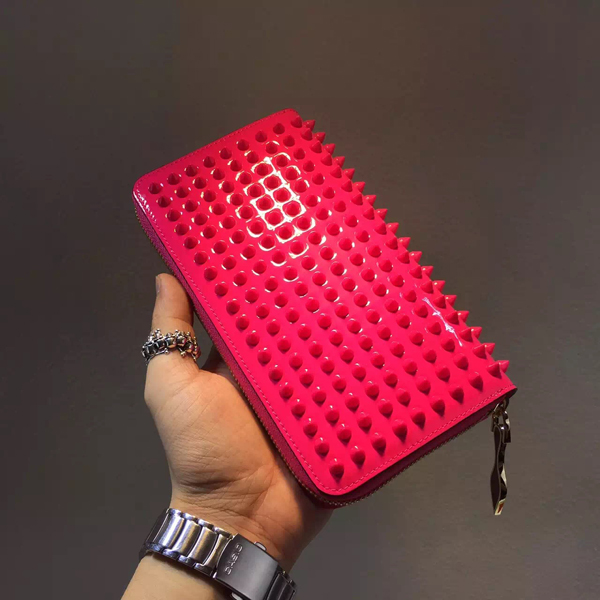 SS16新作 ルブタン 財布 コピー セール★ルブタン Panettone Spike Stud 長財布