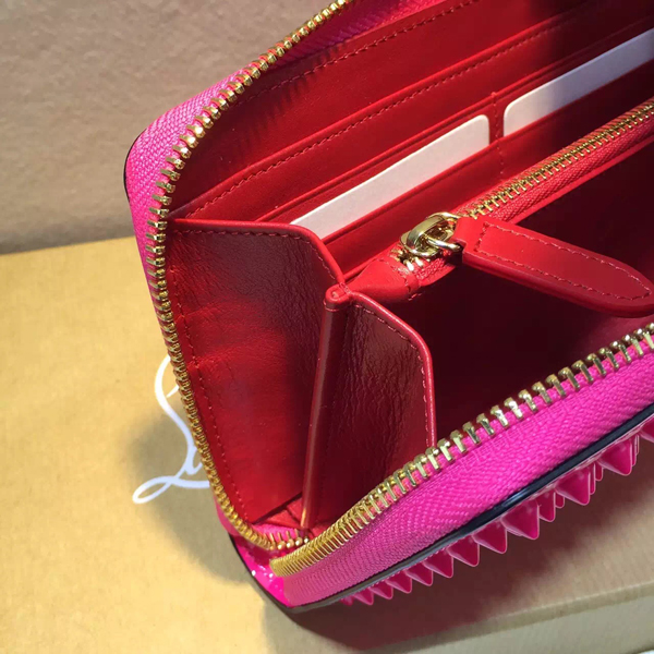 SS16新作 ルブタン 財布 コピー セール★ルブタン Panettone Spike Stud 長財布