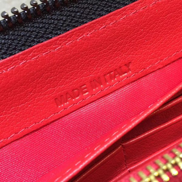 2016新色 ルブタン 財布 コピー Christian Louboutin◆レオパード スパイク 長財布◆