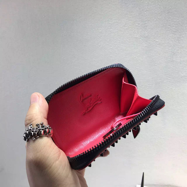 【SS16新作】ルブタン 財布 コピー Christian Louboutin欲しかった ルブタンPanettoneスタッズコインケース