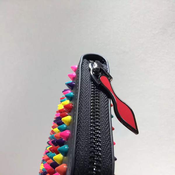 2016春夏新作 Christian Louboutin ルブタン 財布 コピー PANETTONE スパイクスタッズ長財布