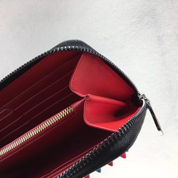2016春夏新作 Christian Louboutin ルブタン 財布 コピー PANETTONE スパイクスタッズ長財布