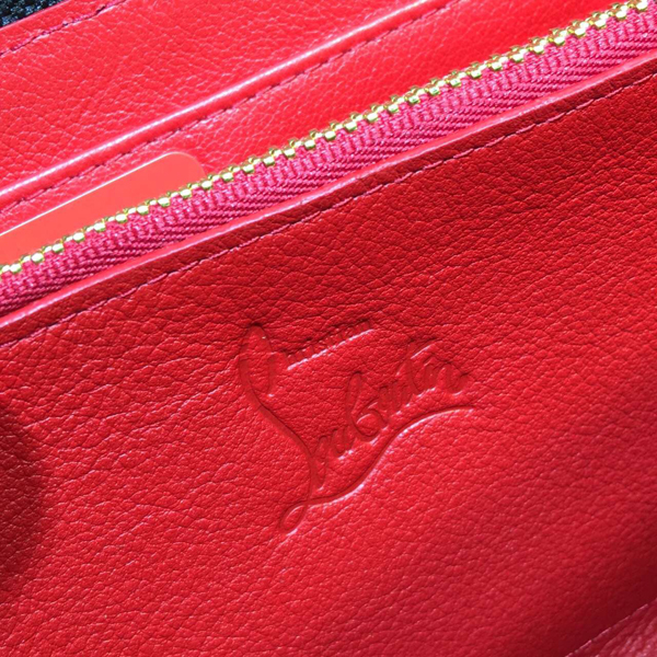 2016春夏新作 Christian Louboutin ルブタン 財布 コピー PANETTONE スパイクスタッズ長財布
