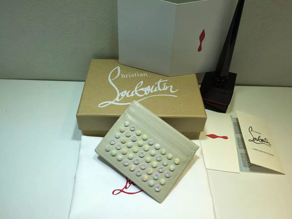 [2016SS] 新作ルブタン 財布 コピー Christian Louboutin カードホルダー 1165110M428