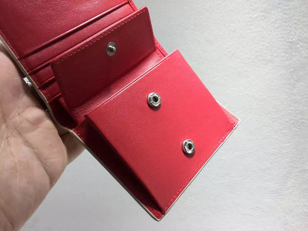 2016新作 Christian Louboutin ルブタン 財布 コピー Paros Billfold Ivory Spikes 二つ折り財布 1165112M428