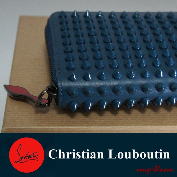 2016新作 １点限り！ルブタン 財布 コピー Christian Louboutin スタッズ長財布 ターキン