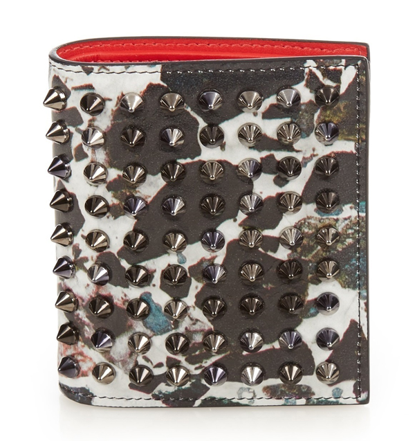 2016SS 【国内発・関税送料込】ルブタン 財布 スーパーコピー Marble-print 折り財