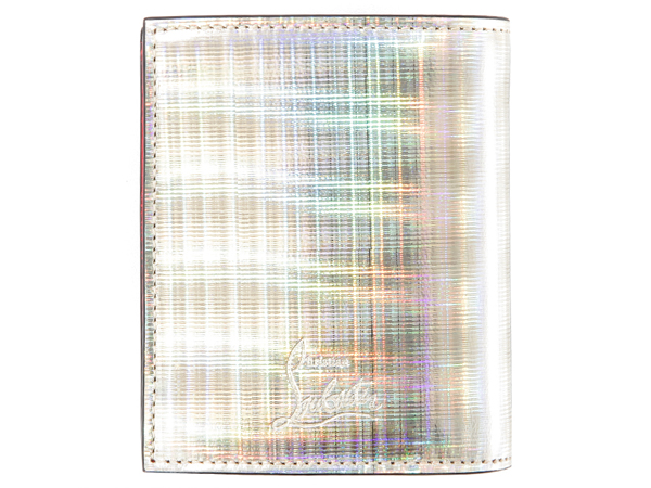 CHRISTIAN LOUBOUTIN 16SS カードケース折りたたみ財布 PAROS SPIKES/PLATINE