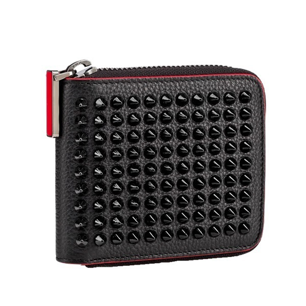 【Christian Louboutin】ルブタン 財布 スーパーコピー Panettone 二つ折り財布 Black
