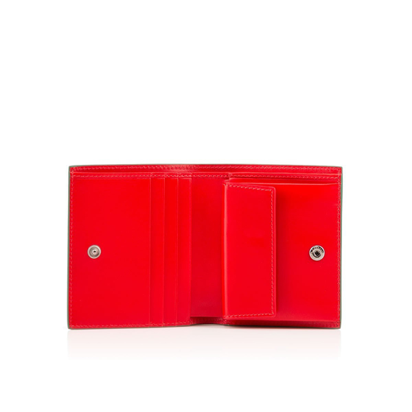 関税送料込み☆ルブタン 財布 スーパーコピー☆Paros Spikes Wallet