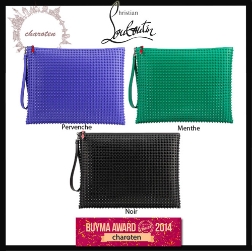 ルブタン 財布 コピーChristian Louboutin 長財布も入る≪peter pouch≫クラッチポーチ 16102211