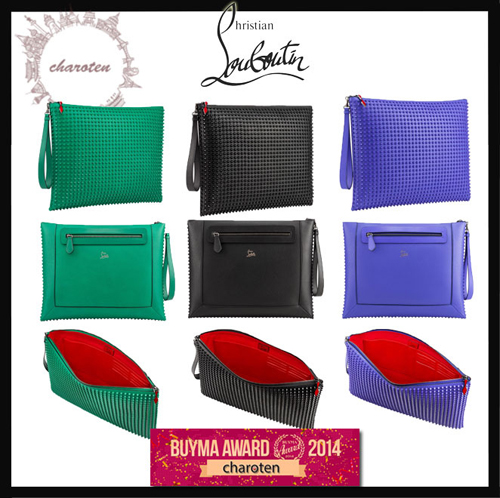 ルブタン 財布 コピーChristian Louboutin 長財布も入る≪peter pouch≫クラッチポーチ 16102211