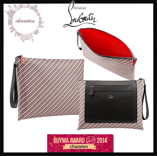 ルブタン 財布 コピーChristian Louboutin 長財布も入る≪peter pouch≫クラッチポーチ 16102874