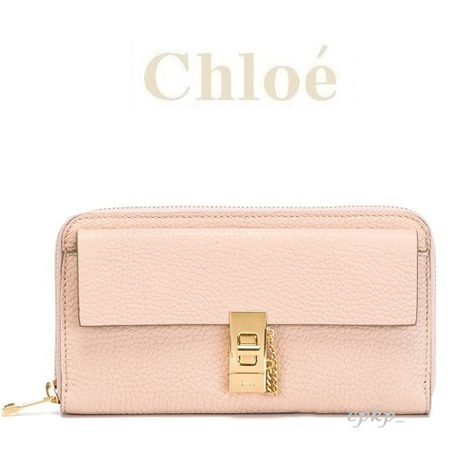  Chloe【クロエスーパーコピーDREW】長財布　cement pink 3P0780-944 B59