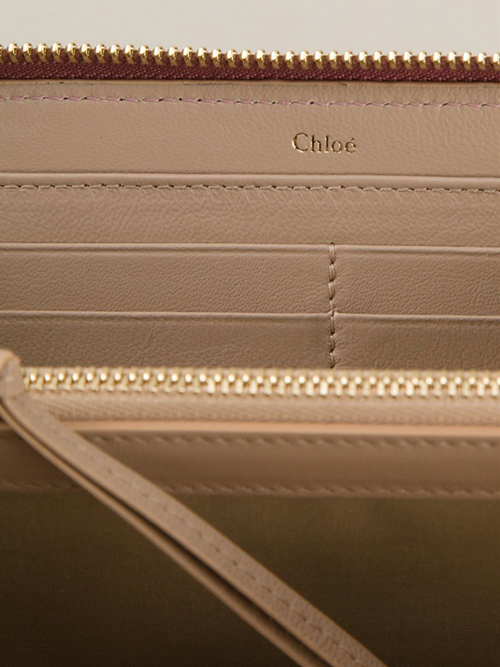 2015-16AW∞∞CHLOE クロエスーパーコピー∞∞ DREWラウンドジップ長財布☆ローズ