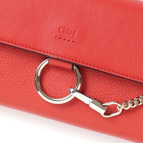 ∞∞CHLOE クロエスーパーコピー ∞∞ FAYE フラップ長財布☆レッド
