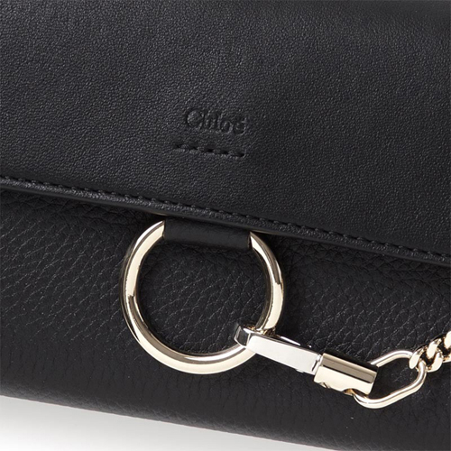 ∞∞CHLOE クロエスーパーコピー ∞∞ FAYE フラップ長財布☆ブラック 3P0794-H4R 001
