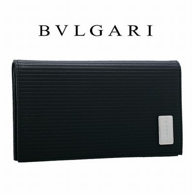 早い者勝ち ☆BVLGARI☆ブルガリ N級品 MilleRighe 二つ折り長財布♪