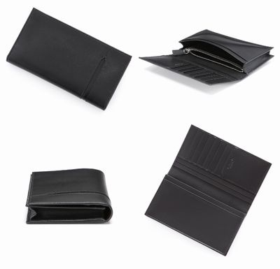 ☆BVLGARI☆ブルガリ N級品 ロゴデザイン 二つ折り長財布♪